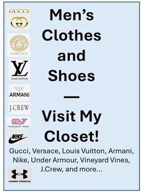 Shop Men's Gucci, Versace, Louis Vuitton, Armani, Nike, and more from my closet